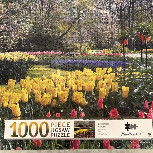 EUC Keukenhof Gardens 1000 Piece Mindbogglers Puzzle - Picture 7 of 7